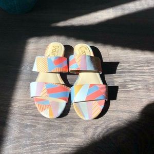 Circus by Sam Edelman Multicolor slip-on sandals 8